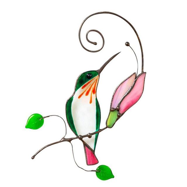 Metal Bird Wall Hanging Sculptures for Home & Garden Art