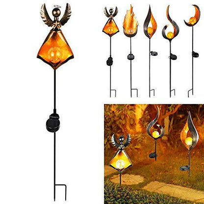 Waterproof Solar Flame Light for Outdoor Garden Use