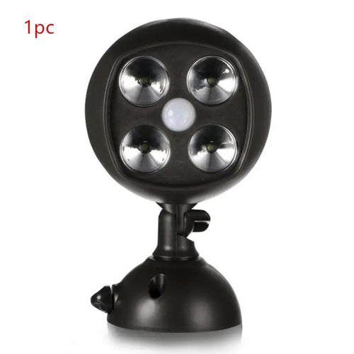 Solar Outdoor LED 360-Degree Rotating Garden Light