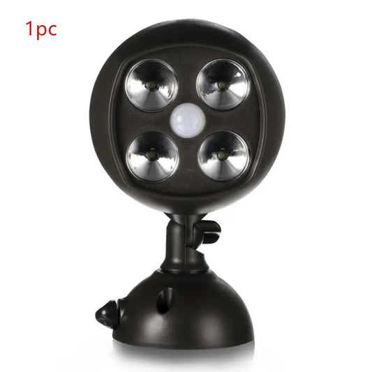 Solar Outdoor LED 360-Degree Rotating Garden Light